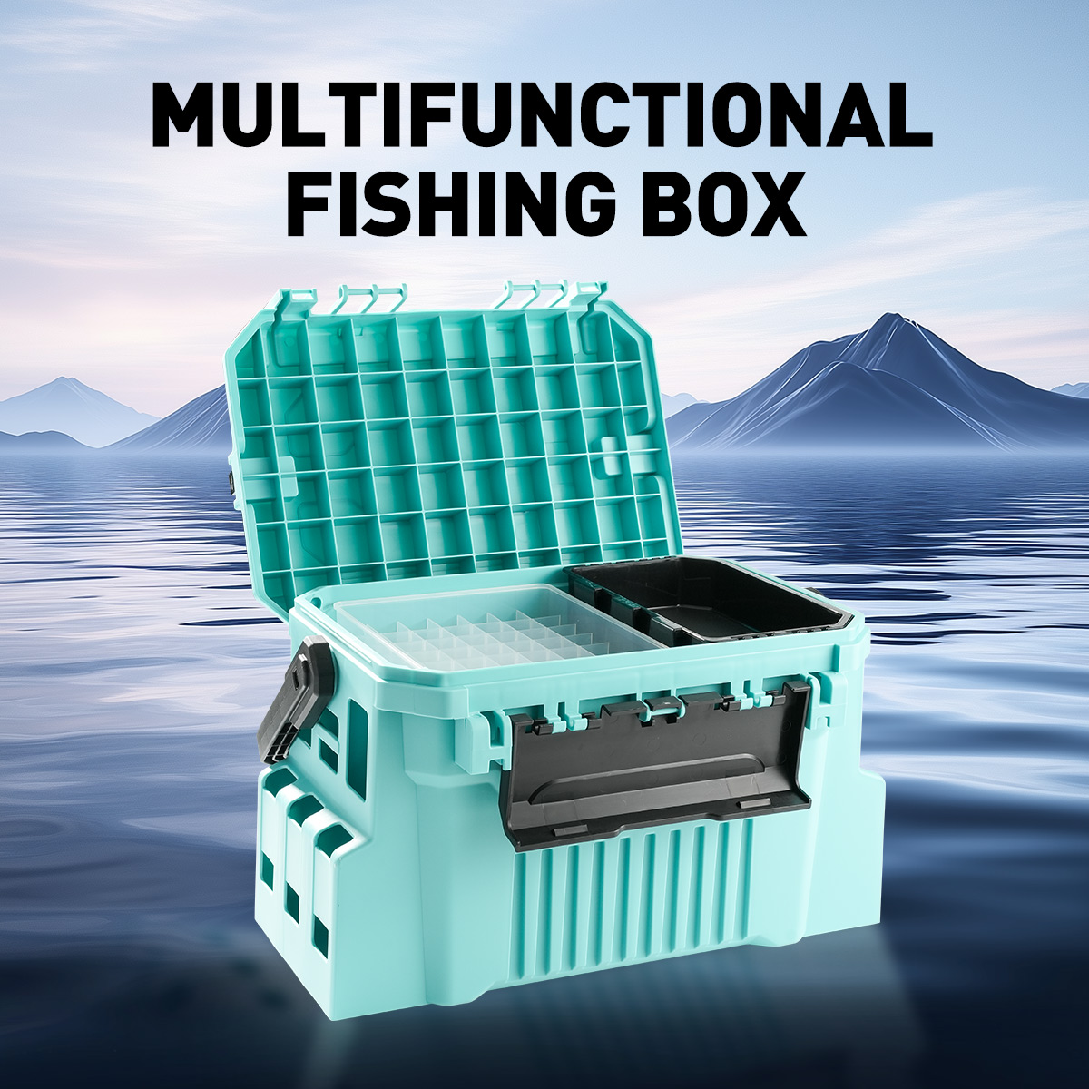 Caixa de equipamento de pesca  - Fishing Kayak Crate avaliação e preço