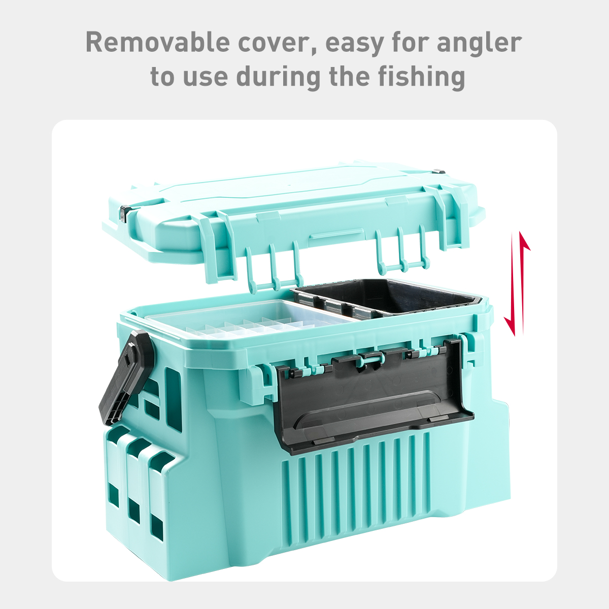 Caixa de equipamento de pesca  - Fishing Kayak Crate avaliação e preço