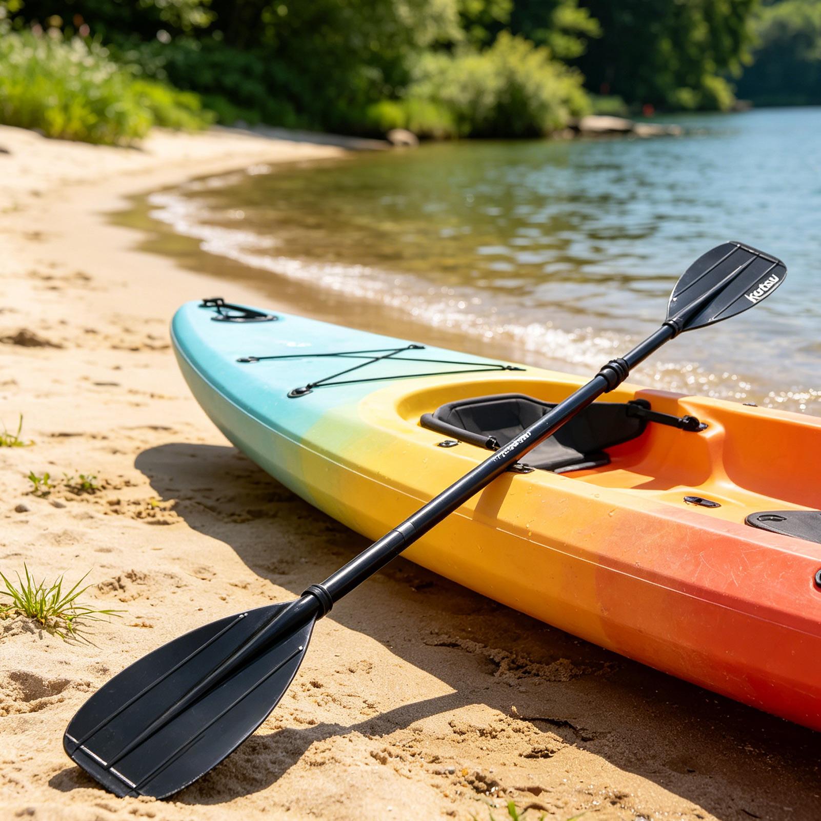Remo de Caiaque de Fibra de Ca - Fishing Kayak Paddle avaliação e preço