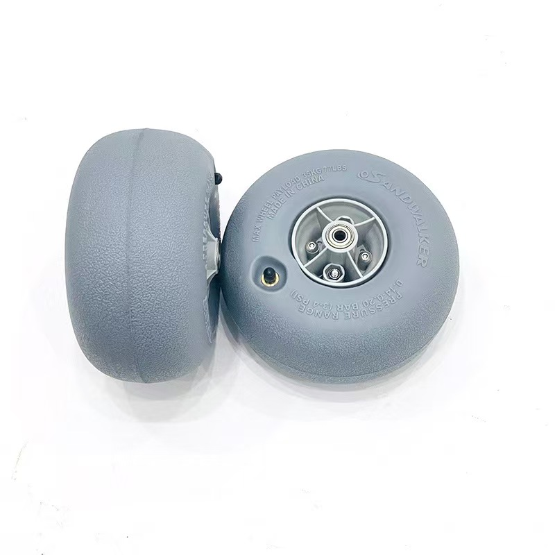 Roda inflável de balão PU de 9 - Fishing Kayak Cart avaliação e preço