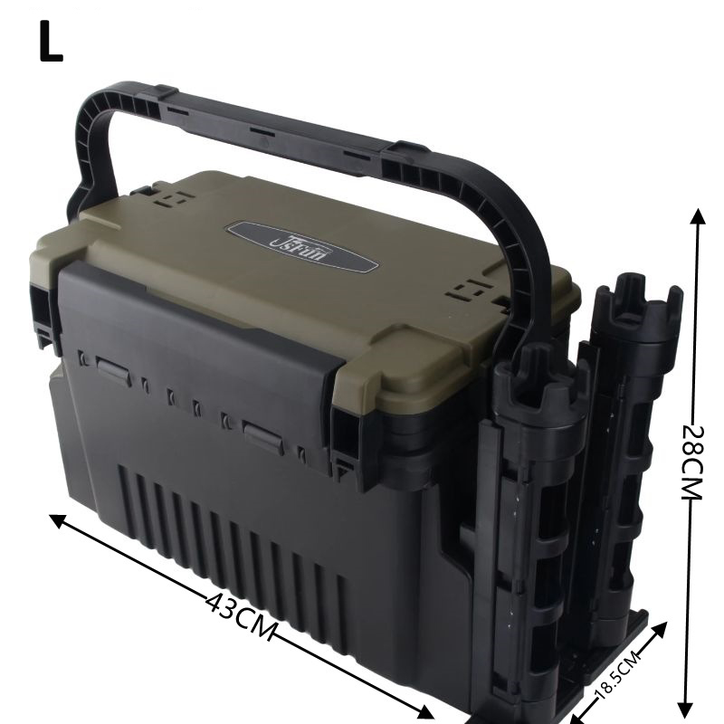 Grande Pesca Tackle Box Organi - Fishing Kayak Crate avaliação e preço